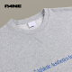 PANEPANE 2024 autumn new round neck sweatshirt long sleeve casual pullover letter loose light gray top for men and women light grey9767 M