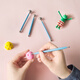 Coloyou Ultra Light Clay Tool Kinderfarbe Ton Ton Ton weiche Tonmaterial DIY Handgefertigte 4 Teile Fledermaus Fledermaus -Werkzeug