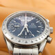 [Second-main 99 Nouveau] Omega Men's Watch Omega Omega Speedmaster Series Automatic Machinery Chronograph Luminous Steel Swiss Watch Luxury Watch Second-main Luxury [39 mm Bleu Dark Steel avec huit broches] 3523.80.00 Assistance de montre unique Identification une fausse et trois compensations
