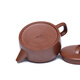 Hidden Pot World Yixing Purple Clay Pot Famous Handmade Original Mineral Purple Clay Teapot Kung Fu Tea Set Small Capacity Hanwa Pot One Pot Two Cups Gift Box Set 150ml
