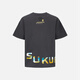 EVISU【多件折】  KURO  男士水墨商标印花T恤男2ESGNM3TS691RXCT 深灰色 S