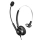Bai En DH800 call center computer mobile phone headset headset operator telemarketing outbound call headset customer service wired single ear affordable part-time online course education and training single ear PC 3.5mm dual plug tuning mute plug dual port computer