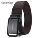 CALWAN KLSEN belt men's tactical functional belt work wear trendy casual automatic buckle simple versatile young man military training pants youth black face buckle black belt body