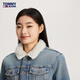 Jeans Tommy Jeans Mujeres Retro Imitación de Lamb Velvet Inner Slim Corto de mezclilla DW0DW16833 Denim Azul 1A5 XS