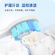 隽悦适用于飞利浦电动牙刷头HX684W/HX685E/HX685K/HX685T/HX684BHX684E C3 黑色至臻护龈型 6支