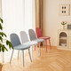 Lins Haus für Haushaltsstuhl im Haushalthocker im Hintergrund Stuhl Verleih kleiner Wohnung Wohnzimmer Haushalt LIN's Holzindustrie LS841 [Grau] LS841S1-B Essstuhl