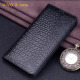 闪森【手工定制】适用vivo X Note手机壳真皮翻盖手机套xnote镜头精孔全包保护套防摔男女款 黑色格子纹