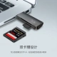 Chuanyu USB3.0 high-speed card reader multi-function SD/TF two-in-one card reader supports mobile phone SLR camera driving recorder monitoring storage memory card zinc alloy