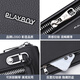 Playboy men's handbag first layer cowhide clutch bag men's bag business large capacity envelope bag clip bag casual bag black