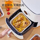 YOUQIN air fryer special tinfoil plate square baking tray tinfoil box baking tinfoil oven household aluminum foil tinfoil bowl square thickened 22cm*22cm 20 pieces