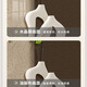 Entrada de viento de wasabi ideológico Pintura decorativa Luces LED Plantas verdes Corredor y pasillo Mural Sense tridimensional Entrada de entrada a la puerta E795 40*120 [Clevado de cuerpo humano] Tallado esencial + Ligera LED de porcelana de cristal