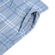 Aimer Men [gleiches Modell im Einkaufszentrum] 22SS genießen seidige Heimathosen Herren -Pyjama New Frühlings- und Sommer NS42F683 Hellblau Plaid YH5 L (170)