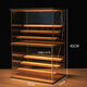 Blind box display stand acrylic bubble mart display box desktop with light dustproof storage hand cabinet display cabinet large 4 steps