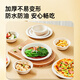 Cui Dahuang natural sugar cane pulp paper plate disposable tableware waterproof and oil-proof thickened natural color degradable bowl 350ml 20 pieces