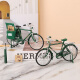 Star rudder 28 big bar bicycle model mini metal simulation old-fashioned bicycle retro nostalgic old objects ornaments green