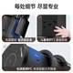 NVC Leshi Electrician Lift Sockel Pneumatic Embedded drahtlose Ladungsstecke Dreiposition Fünfloch mit USB+typec schwarz