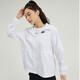 耐克（NIKE）外套女装夏季运动服宽松连帽休闲夹克梭织开衫上衣DM6180 DM6180-100白色  XL