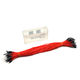 Throwing stones 1P rehearsal DuPont wire 26AWG silicone insulated wire High temperature resistant electronic wire Experimental supplies 100 wires in a bundle 20cm wire length 100 wires/item Red 30cm male to female