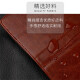 Ju Xiaozhi is suitable for vivoiqoo8 mobile phone case clamshell leather case V2136A wallet card case all-inclusive anti-fall soft inner shell protective case simple men's and women's iQOO8 [brown]