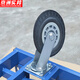 京洲实邦 手推车搬运车 折叠小推车拉货平板车工地手拉车拖车【1.5米五轮加大款-8寸橡胶轮】ZJ-2694