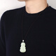 Hongsu Hand Hetian Jade Pendant Jade Guanyin Jade Pendant Jade Pendant Men's Natural Jade Pendant New Year's Gift