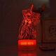 Anime -LED -Nachtlichter, neocentaly Evangelion Asuka Lingboli periphere farbenfrohe Lichter und Atmosphäre Lichter 677 Lingboli 3 Farben (3 Arten von weißen Lichtern) mit Schalter USB -Sockel