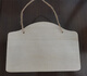 Creative solid wood sign small wooden sign handwritten hang tag blank wooden board tree sign hanging diy handmade door sign pendant customization G-9 size 20*14cm