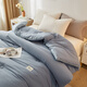 Jieliya Class A antibacterial fabric 51% Xinjiang cotton fiber is about 6 Jin [Jin equals 0.5 kg] 200*230cm light blue grid