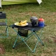 Mu Gaodi Outdoor Folding Table Portable and Easy to Store Picnic BBQ Table Self-driving Touring Camping Table EX19665004 Green Blue