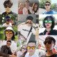 skullrider Spanish polarized sunglasses for women, trendy men, myopia sunglasses, driving and riding glasses, anti-UV glasses, customizable degree AMYORANGE [Versatile for men and women]