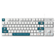 罗技（Logitech） K835 机械键盘84键 有线键盘 游戏电竞键盘 办公键盘 电脑键盘TTC K835海洋键帽版 红轴