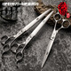 Xuanniao Professional Pet Shearing Scissors Straight Cut Dog Grooming Tools Special Scissors Teddy Bichon VIP Pomeranian Special 7.0 inches