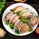 Wangmu cooked and frozen triple-cut extra large abalone, extra large 10 abalone, fresh shellfish, holiday gift, comparable to 10 fresh abalone, large size, net weight 500g