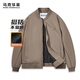 Mark Waffe [LETTRE DE L'INDUSTRIE LEVE BRODEMERIE] Col de baseball Veste de baseball 25 Spring et automne intelligent facile à prendre en charge et manteau toujours mûr Top 701 kaki (version confortable) L