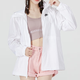Nike (NIKE) Jacket Women's Spring New Casual Outdoor Sports Comfortable Breathable Hooded Quick-Drying Windproof Jacket DM6180-100 White L