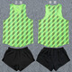 Escape Track and Field Uniform Sport Student Training Anzug Männer und Frauen körperliche Untersuchung Sportanzug Wettbewerb Anzug Marathon Running Anzug Sprint Weste DKA318 Orange Single Weste s