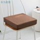 Qiaorui removable and washable four-season cotton and linen cushions high-density thickened sponge cushions office student heightening chair cushion soft coffee-square 40x40 thick 8 cm