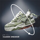 Zapatos de hombres Changxiang Huili 2025 Spring Versátiles Sports Sports and informal Board Zapatos de moda de cuero Carriendo zapatos de papá Green 42