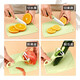XIAO TIAN LAI Ceramic Knife Fruit Knife Folding Household Paring Knife Set Portable Household Baby and Children's Food Complementary Food Peeling Knife Ceramic Melon Planer