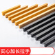 XMSJ柜门拉手现代简约柜子抽屉橱鞋柜美式加长门把手黑色拉手衣柜中式 黄色 6624-192mm拉丝金
