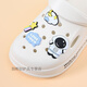 Wei Jie Children's Slippers Мужские 4-6-летние детские туфли для детей в летних ношении антиколетных пляжных туфель с толстыми пляжами детская милая комната Горячая распродажа: 6227 метров белый-бас-легкий год 24-25 [внутренняя длина 170 мм]]