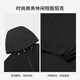 劲霸男装秋冬连帽纯色青年简约风短版夹克|NKDE3878 黑色 2XL
