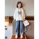Girls autumn sweatshirt 2025 new big children's spring and autumn style fashionable girls hooded clothes children's fashionable tops XGT-Y04 [Apricot color] spring and autumn style 160cm
