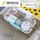 Panier de chevet panier suspendu sur le rack de chevet berceau de rangement suspendu couches de bébé rangement des couches de clôture du sac suspendu * 3 + panier de suspension trois-en-un * 1 4