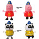Peppa Pig toys Peppa Pig doll family scene set Playing house children girl gift Peppa Pig happy police car