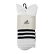Adidas Men's Socks Women's Socks Outdoor Sports Socks Running Fitness Trendy Socks Training Breathable Socks White/Breathable S (Recommended Size 36-39)
