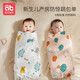 AIBEDILA Newborn Quilt Baby Swaddle Towel Sleeping Bag Anti-jump Sleeping Bag Cotton Bag Single Wrap Quilt Wrap To Keep Warm in Autumn and Winter Duck Playing in Water (Double Layer) 100% Cotton + Hemming 95cm*95cm