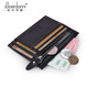 Sac de carte zordani pour femmes mini mode ultra-mince multi-cartes à carte de vache de vache de vache sac de carte sac pour cartes de carte de carte de carte de carte de carte de carte 1020 gris orchidée