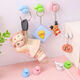 Runpeng Creative Thumb Hook Hub Data Cable Line Management Power-Sticking Cute Finger Storage Adhesive Hook Color Mix and Match Like Thumb 10 Pack