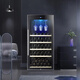 Bacchus wine cabinet 50-70 bottles thermostat cabinet household refrigerated fresh cabinet wine cabinet compressor solid wood wine rack light luxury living room office air-cooled frost-free display cabinet YC-188S-air-cooled beech wood flat shelf 70 bottles